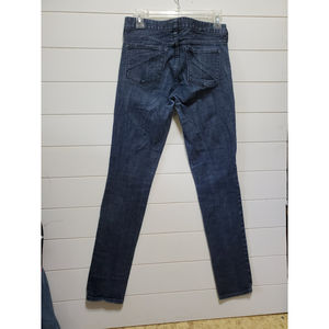 J Crew stretch toothpick womens size 25 crinkle jeans style 18914